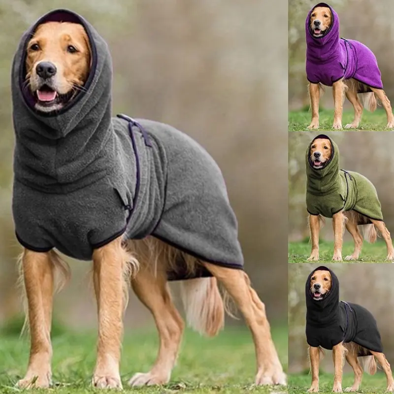 Winter Warm Thick Dog Clothes Waterproof Dog Jacket Puppy Pet Vest Coat Hoodies Dogs Greyhound Wolfhound Shepherd Clothing