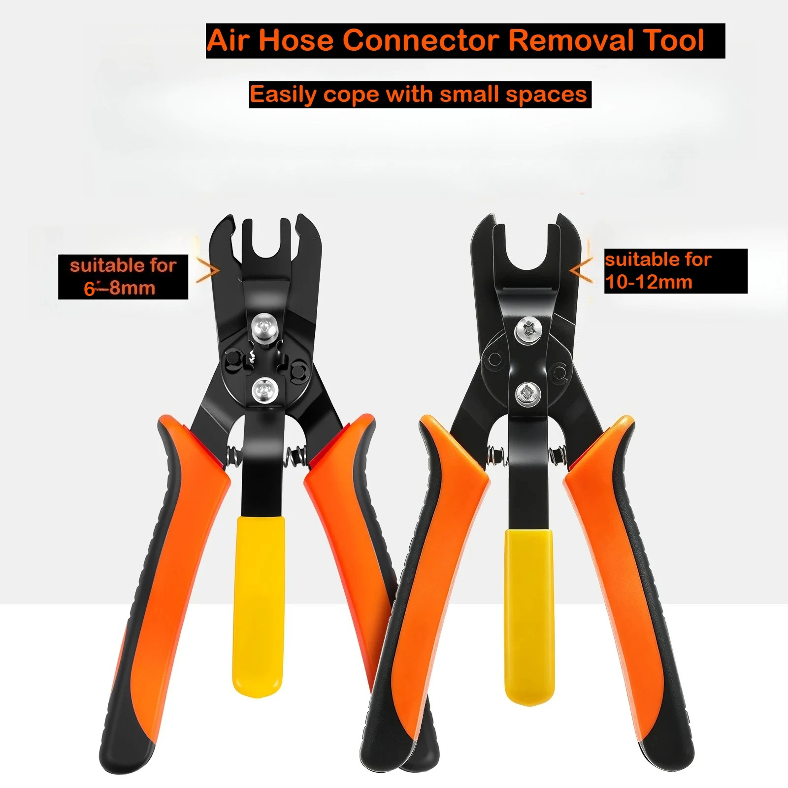 Pneumatic Disconnect Tool Set Push-to-Connect Pneumatic Fittings Removal Tool Quick Air Hose Disconnect Pliers for Maintenance