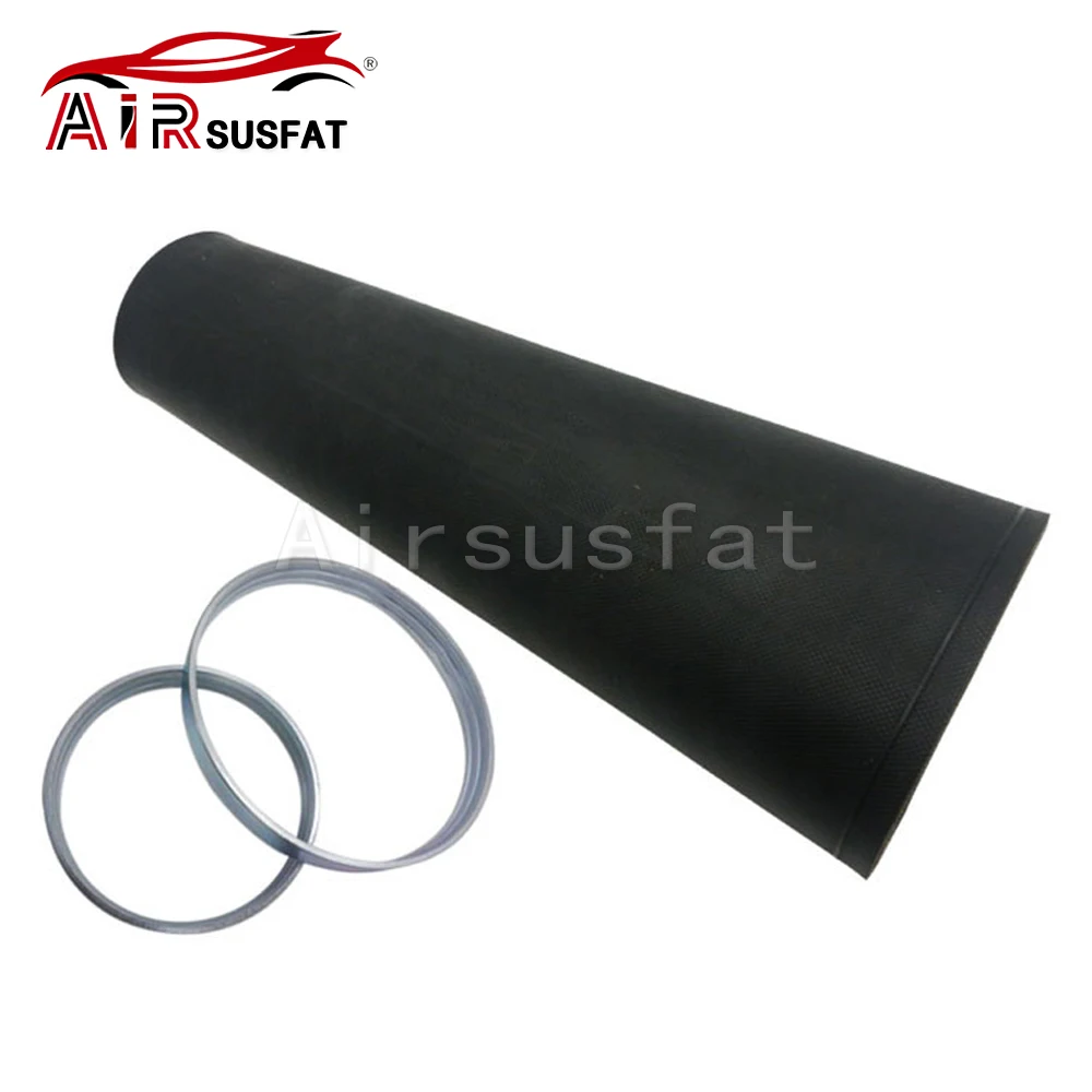 

1 Set Rear Air Suspension Spring Bag Rubber Sleeve + Crimping Rings For Land Rover Discovery 2 TD5 RKB101200