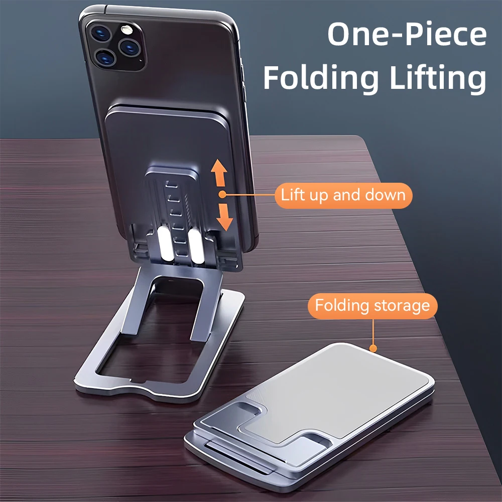 Desktop Phone Holder Stand Mobile Phone Support Adjustable Angle Height Cell Phone Stand Universal for All Smart Phones