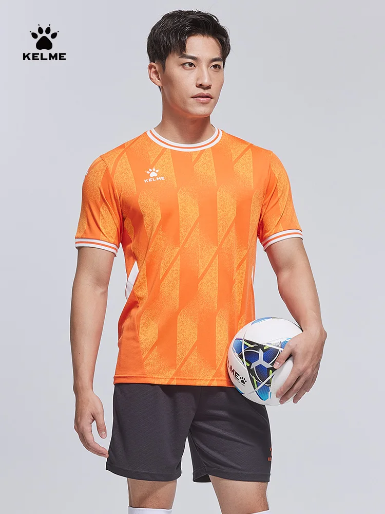 Kelme Football Jersey Custom Jersey Adult Game Team Uniform Football Sports Training Suit Breathable And Quick Drying Soccer