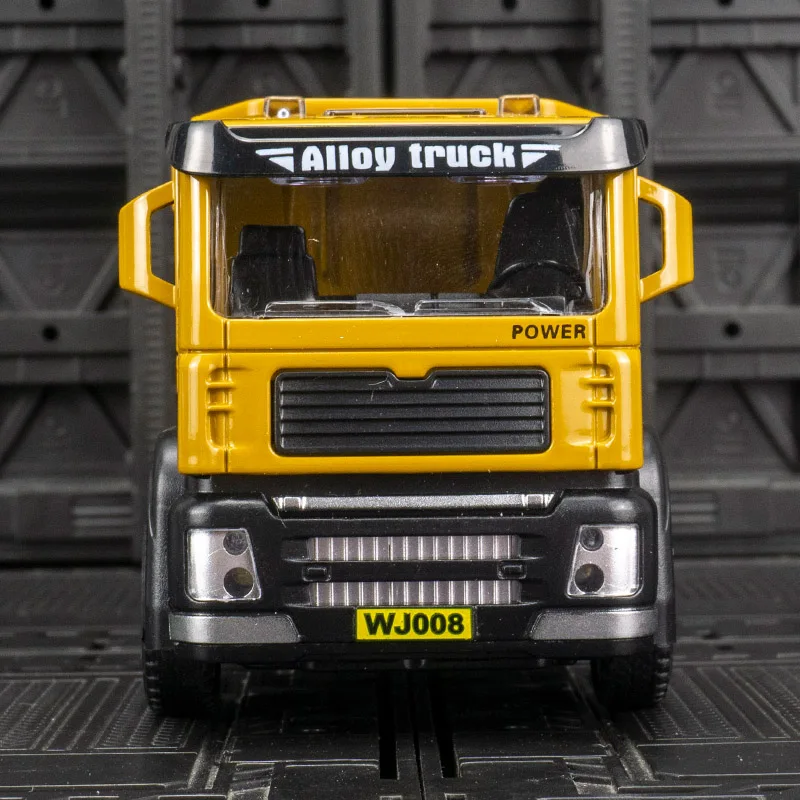 محاكاة الهندسة شاحنة قلابة نموذج الصبي انتعاش لعبة سيارة هدية، باب السيارة يمكن فتح سيارة لعبة للأطفال #5