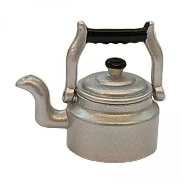 Dollhouse Teapot Simulation Mini Tableware Retro Alloy Accessory for 1 12 Scale Miniature House Decor