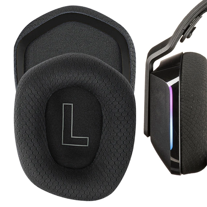 

Foam Earmuffs Ear Pads for Logitech G733 G335 Headphone Replacement Ear Cushion Headset Sleeve Accessories Black Purple