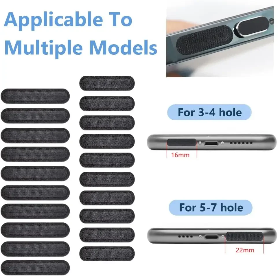 32Pcs Phone Charging Port Cleaning Set Net Sticker Anti-Dust Protection Cover Protector Cap Type-C Dust Plug Cleaner Kit Brush