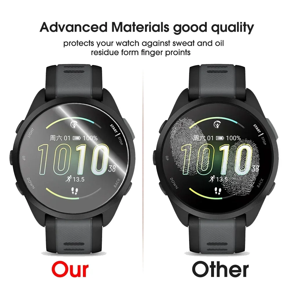 Tempered Glass For Garmin Forerunner 165 945 935 245 45 Watch HD Clear Screen Protector Film For Garmin Forerunner 165 Glass