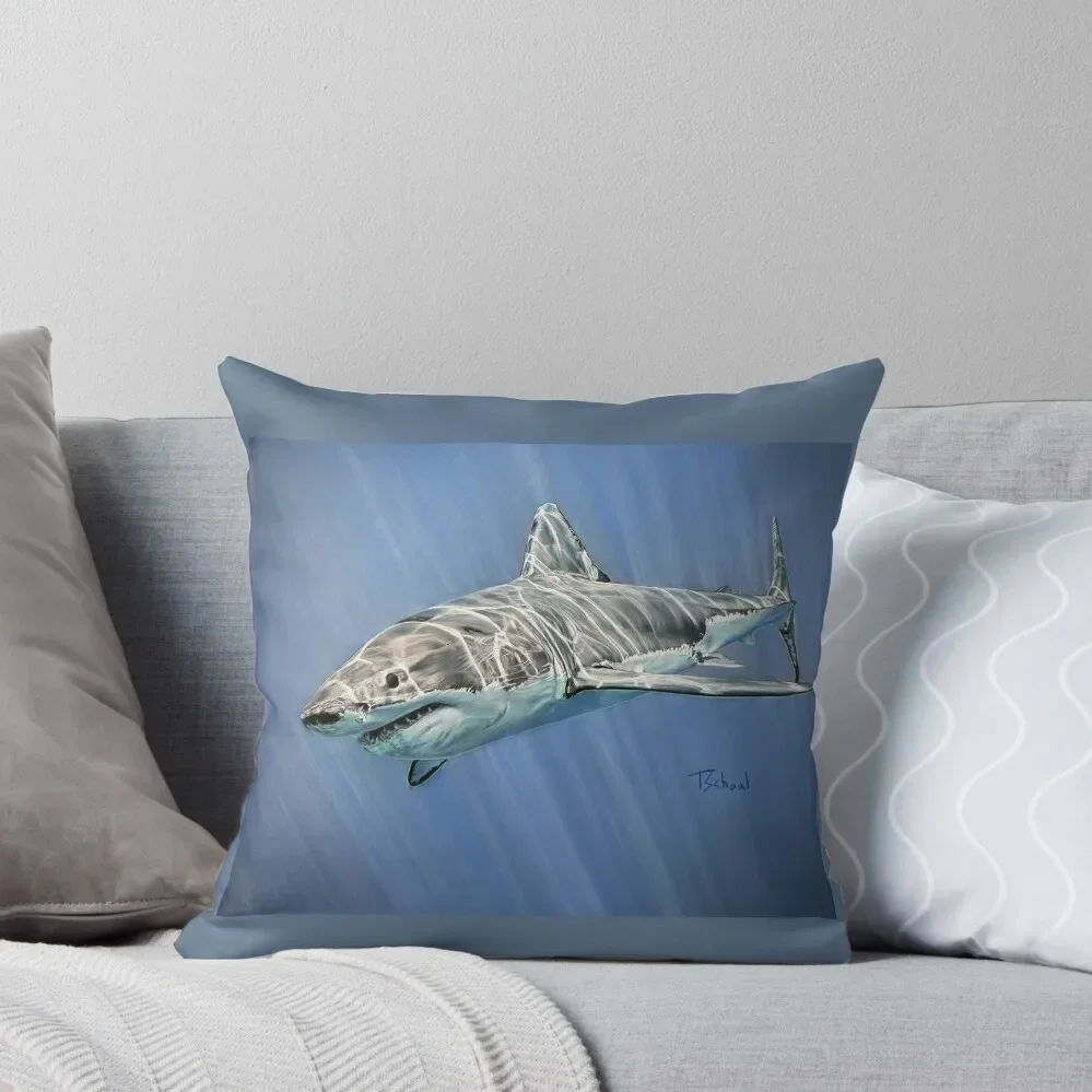 

Here Sharky Sharky! Throw Pillow Elastic Cover For Sofa Pillow Decor Decorative Cushions For Living Room pillow