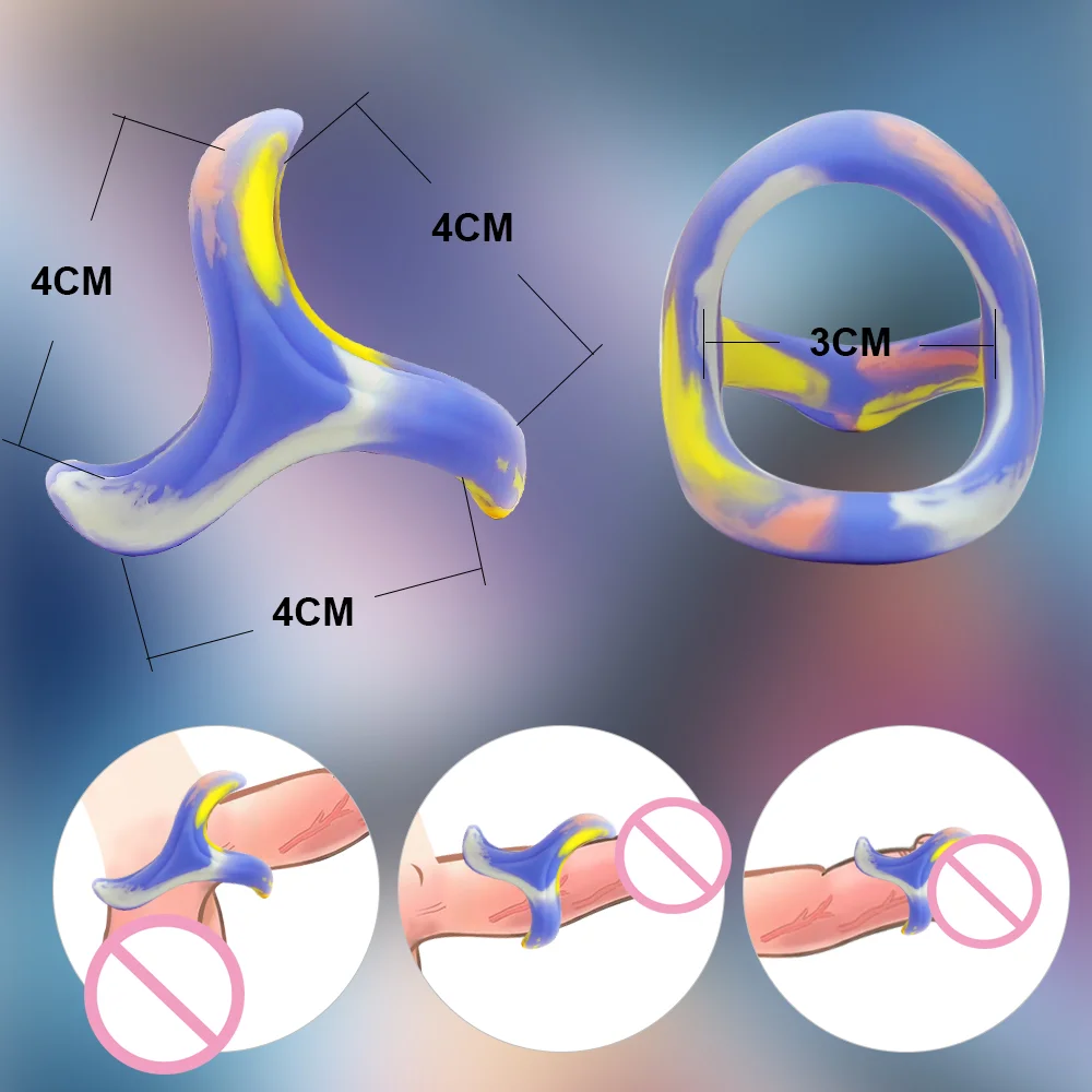 Cock Ring for Men Ejaculation Delay Penis Ring Sex Toys for Couples Chastity Cage Adult Supplies Male Masturbation Sex Shop