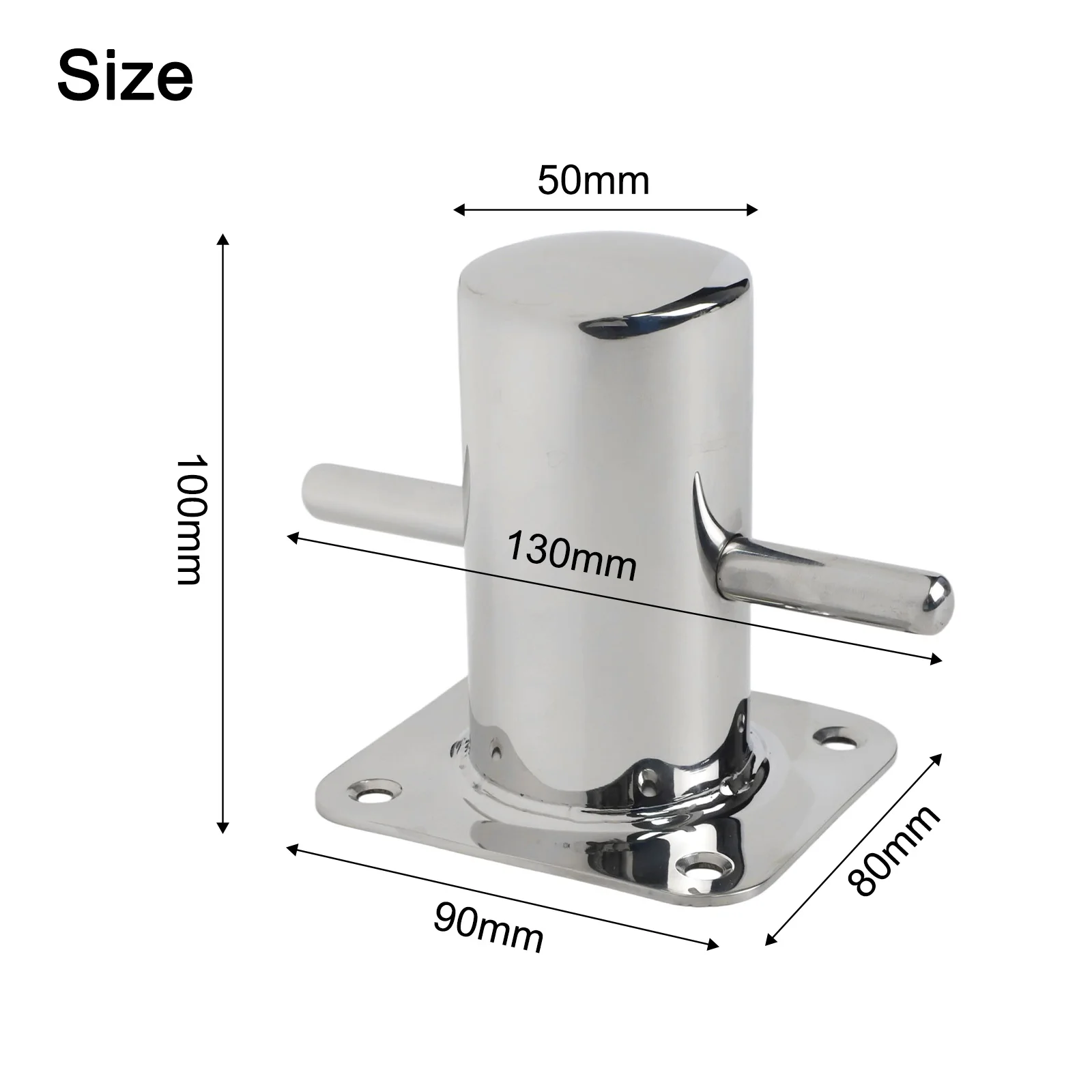 Deck Fitting Bollard 316 Grade Bollard For Docking For Marine Use High-quality Material Polished Finish Reliable