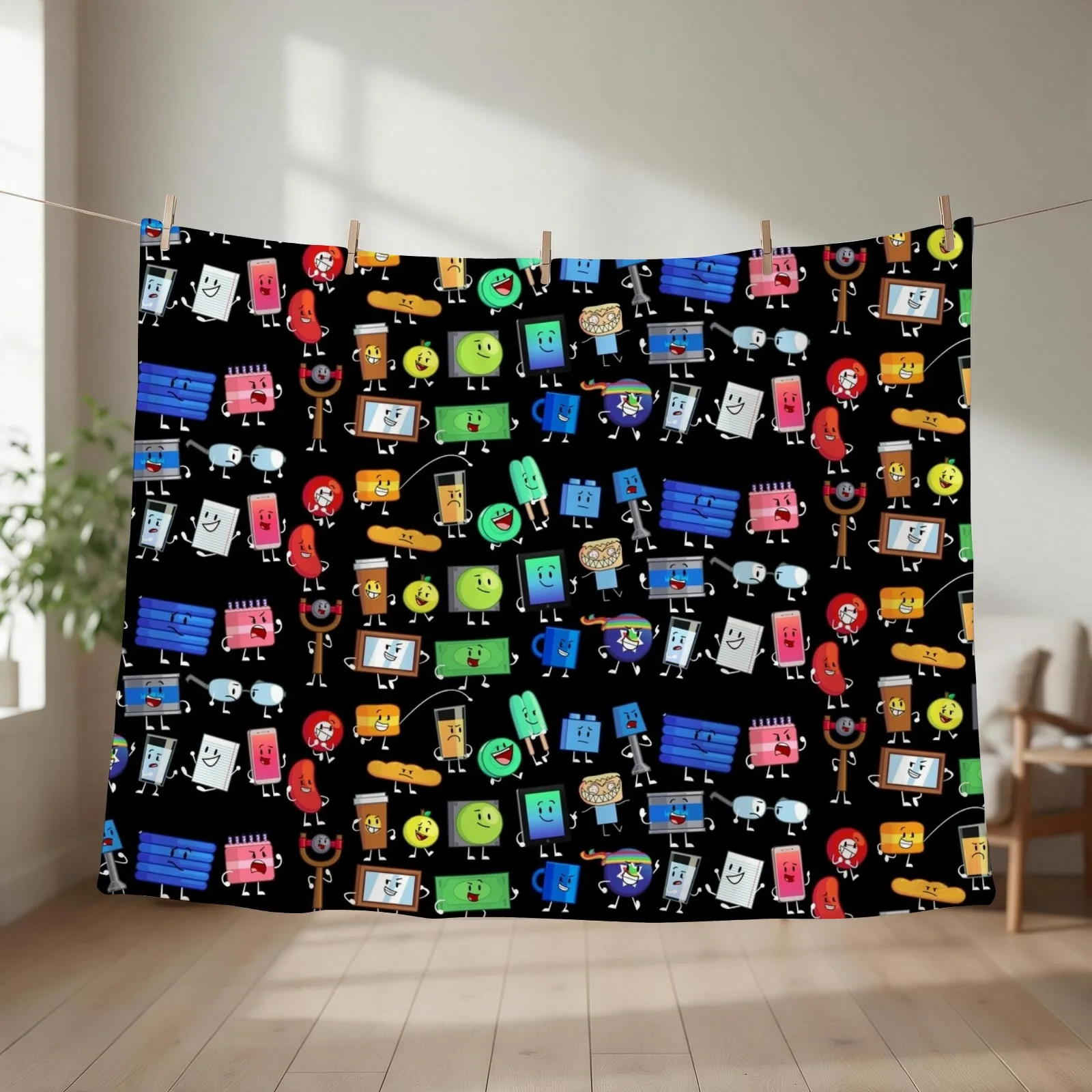 OI Cast - Plastered (White Limbs) Throw Blanket couch cozy soft plush fuzzy picnic outdoor blanket