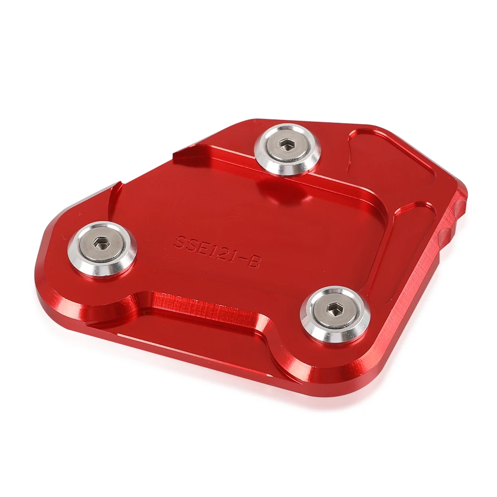 ل BMW F750GS F850GS F 850 GS مغامرة 2022 2023 2024 2025 دراجة نارية مسنده القدم الجانب حامل المكبر تمديد لوحة الوسادة #4