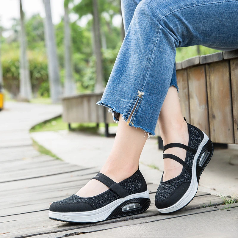 2022 Slip on Women\'s Shoes Casual Fashion Sneakers Plus Size Versatile Vulcanize Shoes Round Head Platform Shoes Zapatos Mujer