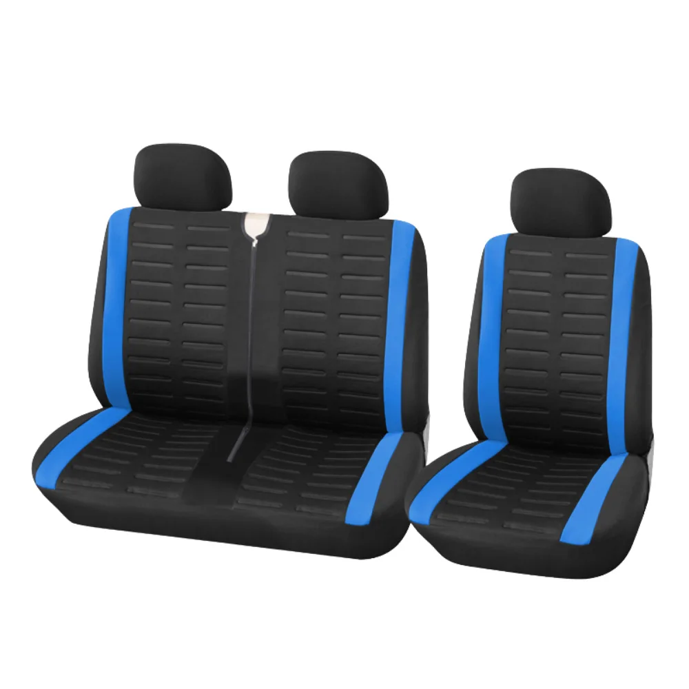 Heavy Duty Preto Seat Covers, Universal Car Seat Covers, Renault, Peugeot, Opel, Vivaro, Nissan, Primastar, 1, 2, Caminhão, Van