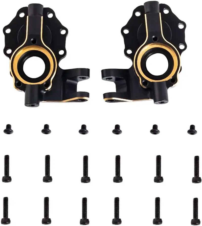 AMK TRX4 황동 카운터 웨이트 포털 액슬 하우징 1/10 RC 크롤러 TRX6 TRX-4 Bronco Defender 업그레이드(TRX4용 8 in 1 세트)