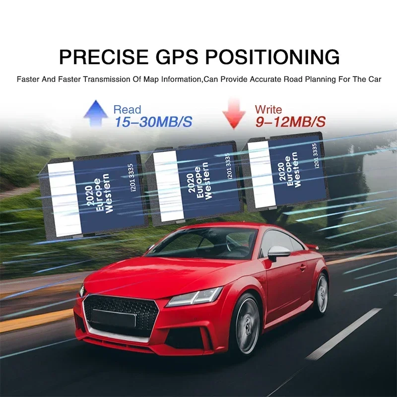

Аксессуары для GPS-навигаторов V12 RNS310 West для VW, Skoda, Seat: SD-карта с картами Великобритании и ЕС 2020 года, стабильная работа