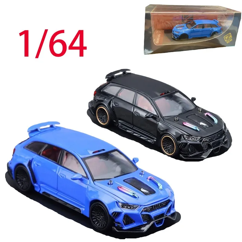 

DCM Diecast 1/64 Scale Audi Alloy Car Model Audi RS6 SUV Play Vehicles Toys for Boys Original Box Collection Display