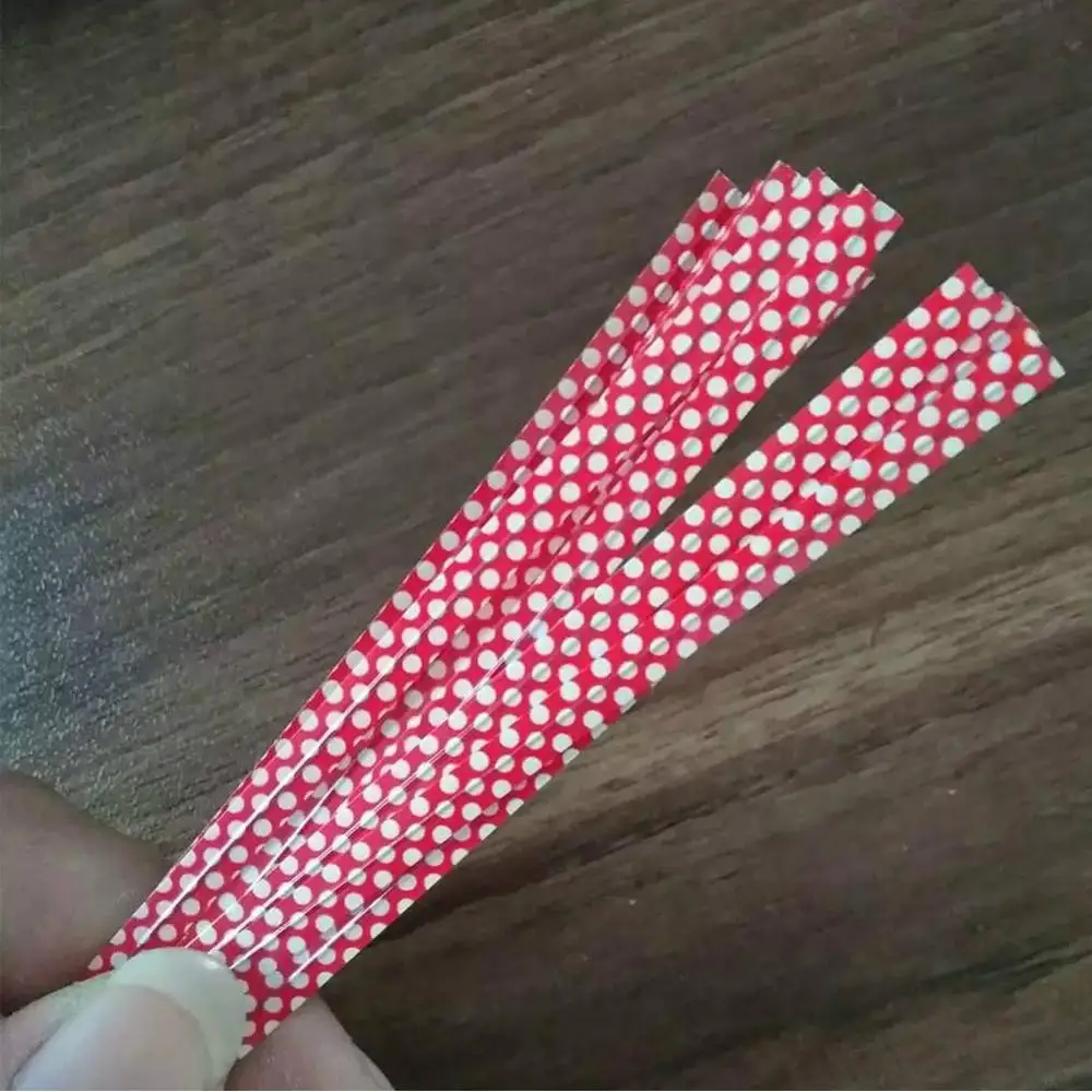 100pcs Christmas Wire Metallic Twist Ties for Candy Bag Baking Packaging Fasteners Sealing Cake bag fastening Pops ornament