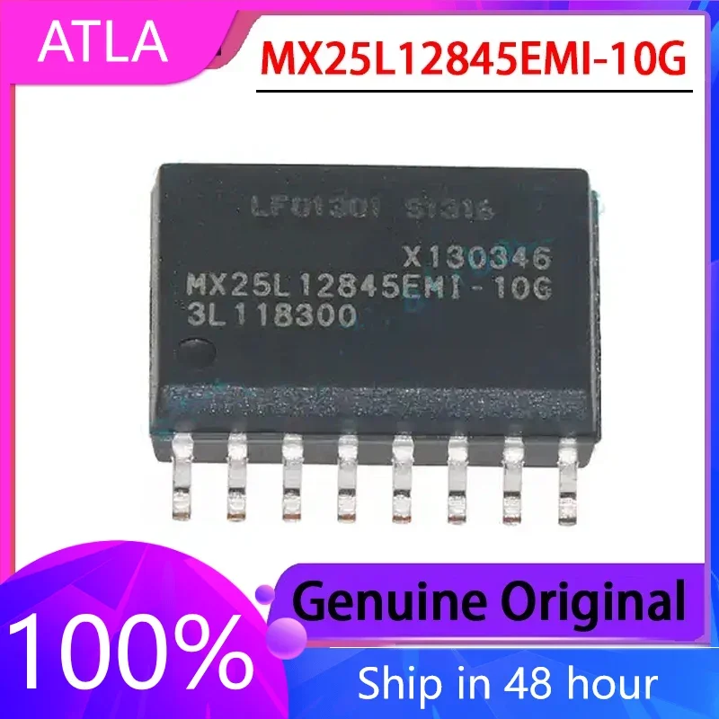 

2PCS MX25L12845EMI-10G MX25L12845 Router 16M Flash Chip SOP-16