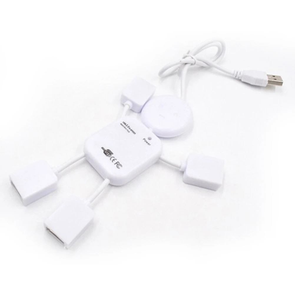 

Humanoid USB Splitter Hub Fast Data Transfer Sub-line Charging Port Adapter Spliter Expander for Computer Laptop Accessories