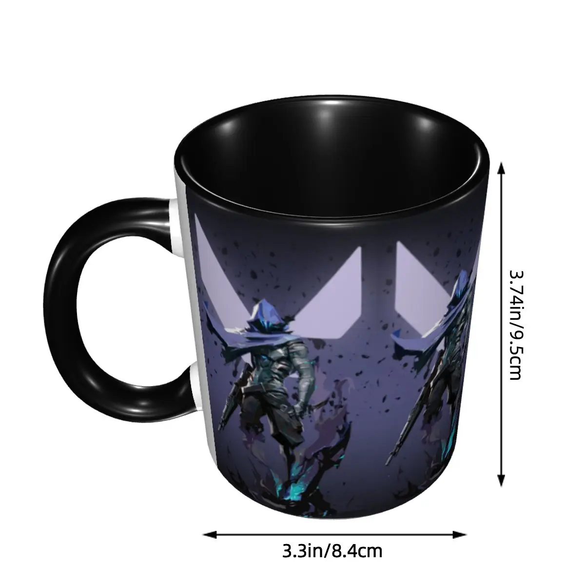 Call Of Duty V-Valorant Games Mug Funny Ceramic Coffee Cups Tea Mugs Milk Cup Drinkware Gift for Friends DIY Custom