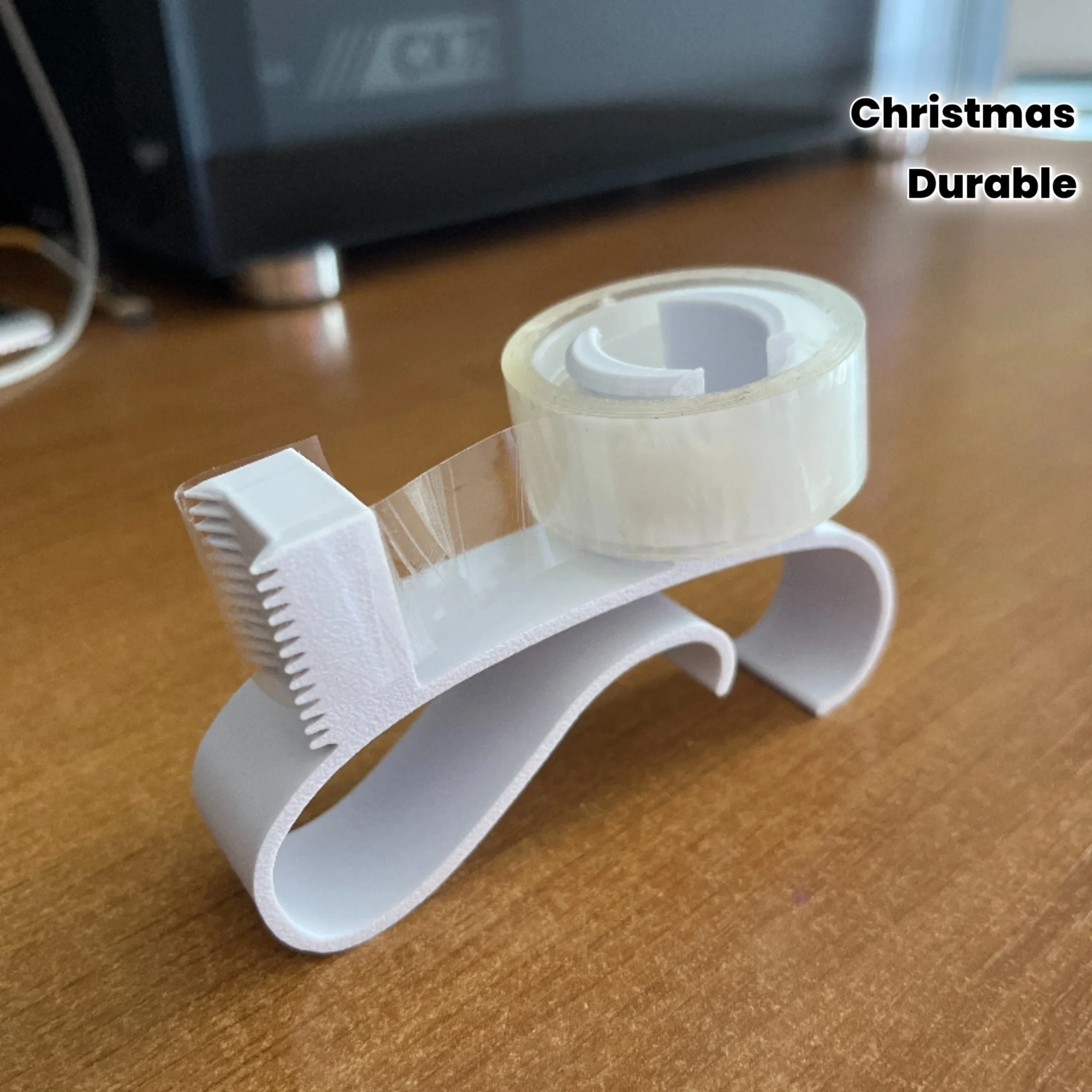 

1pc Handheld Tape Dispenser, Fits Standard 1-Inch/25mm Tape Rolls, One-Handed Operation, Effort-Saving and Practical