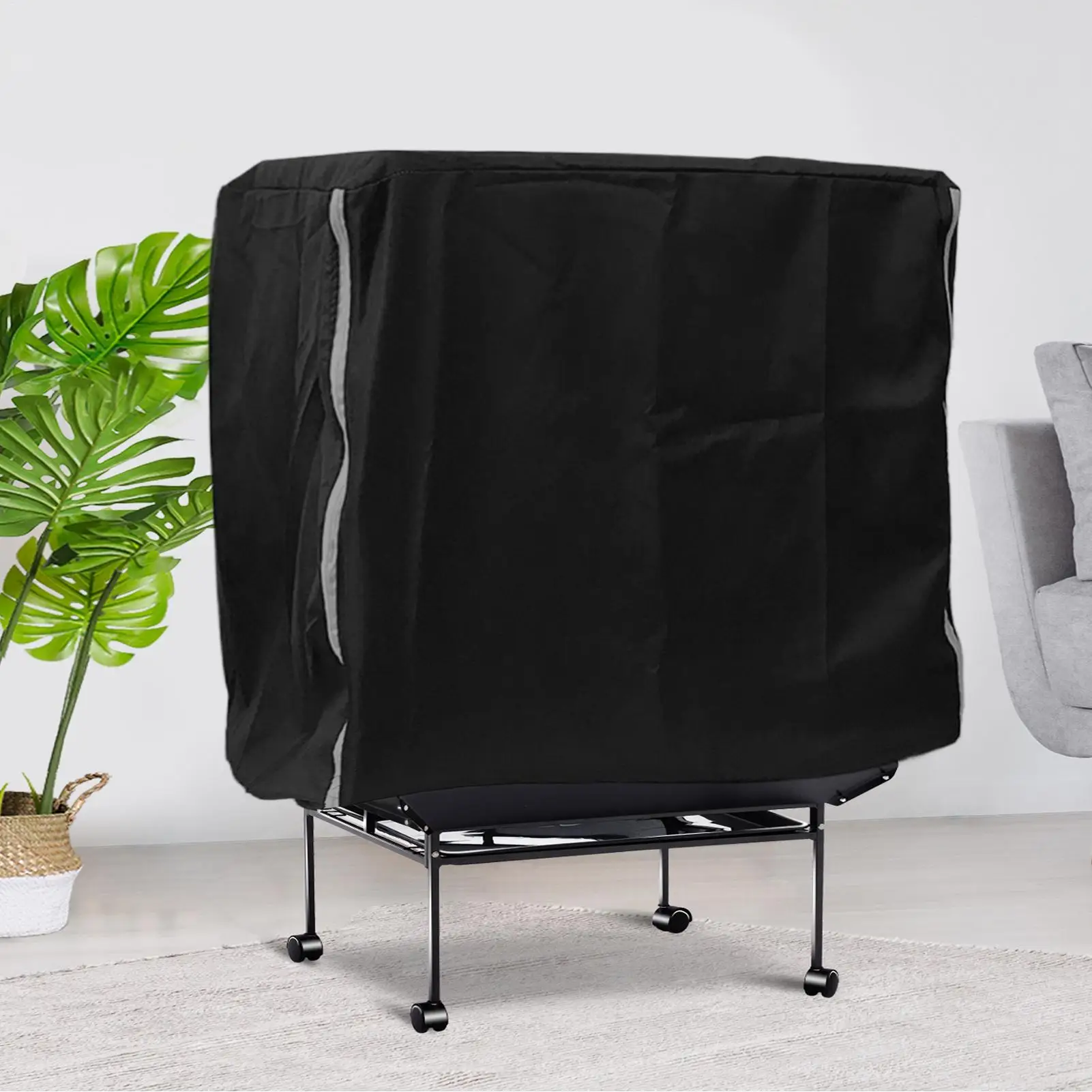 Bird Cage Cover Light-Blocking Washable Square Parrot Cage Cover Night Protector For Indoor Home Living Room Playing Sleeping