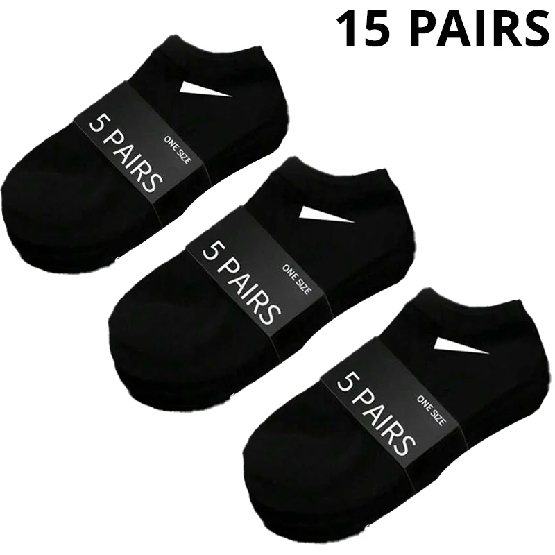 5/10/20/30 paar unisex casual effen kleur bootsokken dun ademend comfortabel anti geur zweetabsorberende enkelsokken voor mannen vrouwen