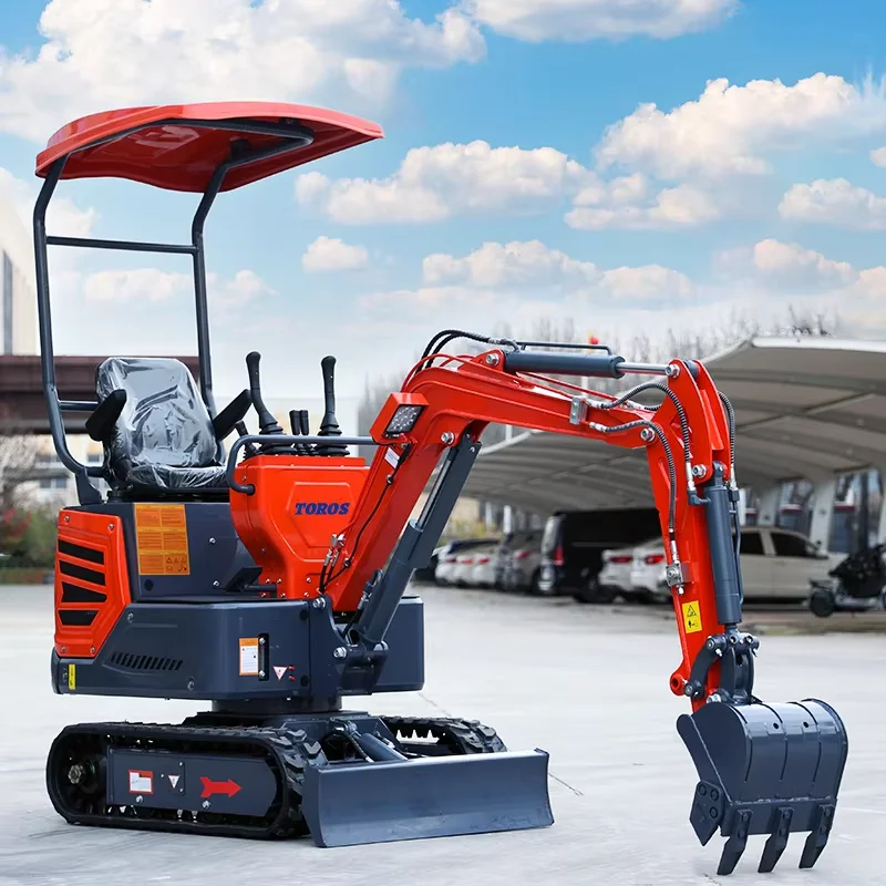 Customization New Excavator Long Arm 1200 Kg Crawler Micro Digger 1.2Ton Mini Excavator Sale