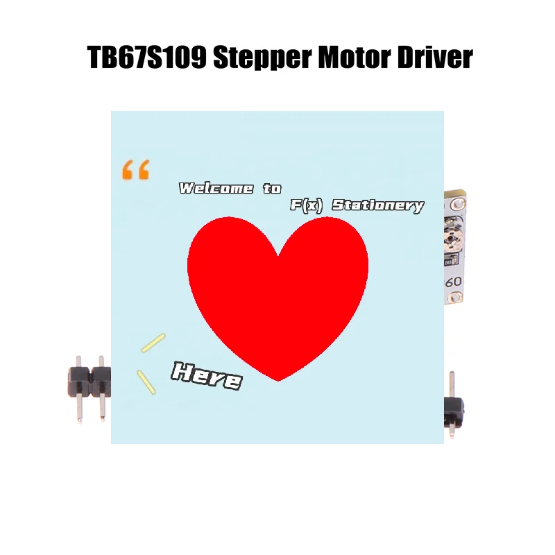 

TB67S109 Stepper Motor Driver Module Maximum 4A Current Drives 42/57 Motors Printer Repair Replacement Parts-F(x)
