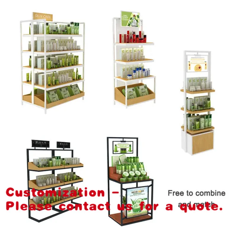 

Стеллаж для демонстрации косметики на заказ: Вместительная витрина для косметических продуктов, подставка для макияжа, стенд для парфюмерного магазина