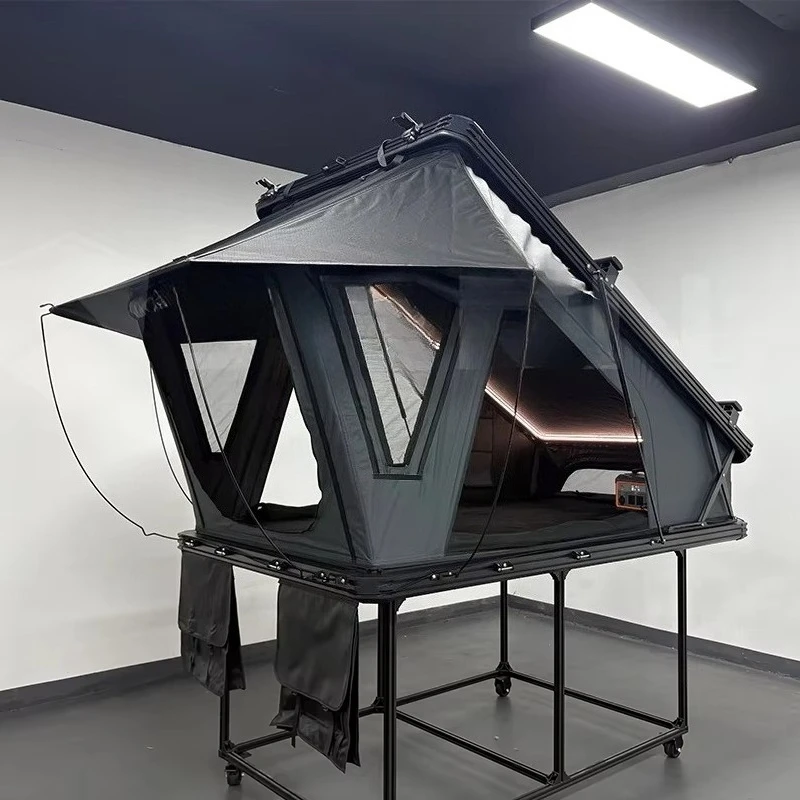 

Applicable to SNDN X Hinge Rooftop Tents Hard Shell Waterproof Outdoor Camping Hard Shell Roof Top Tent Aluminum RTT Tent Roofto