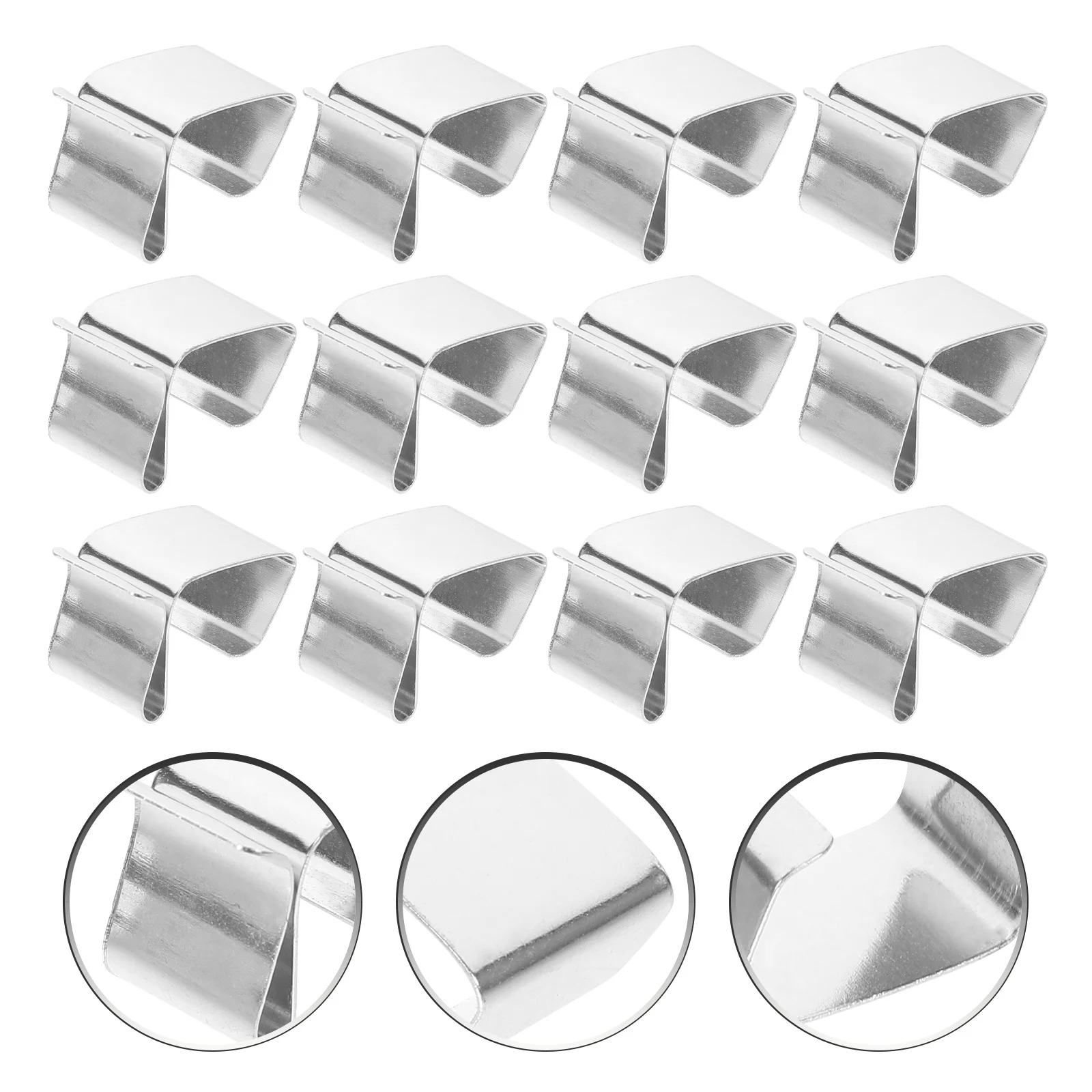 

50Pcs Christmas Light Clip Metal Gutter Hook Reusable Outdoor Light Hangers Waterproof Rustproof for String Lights