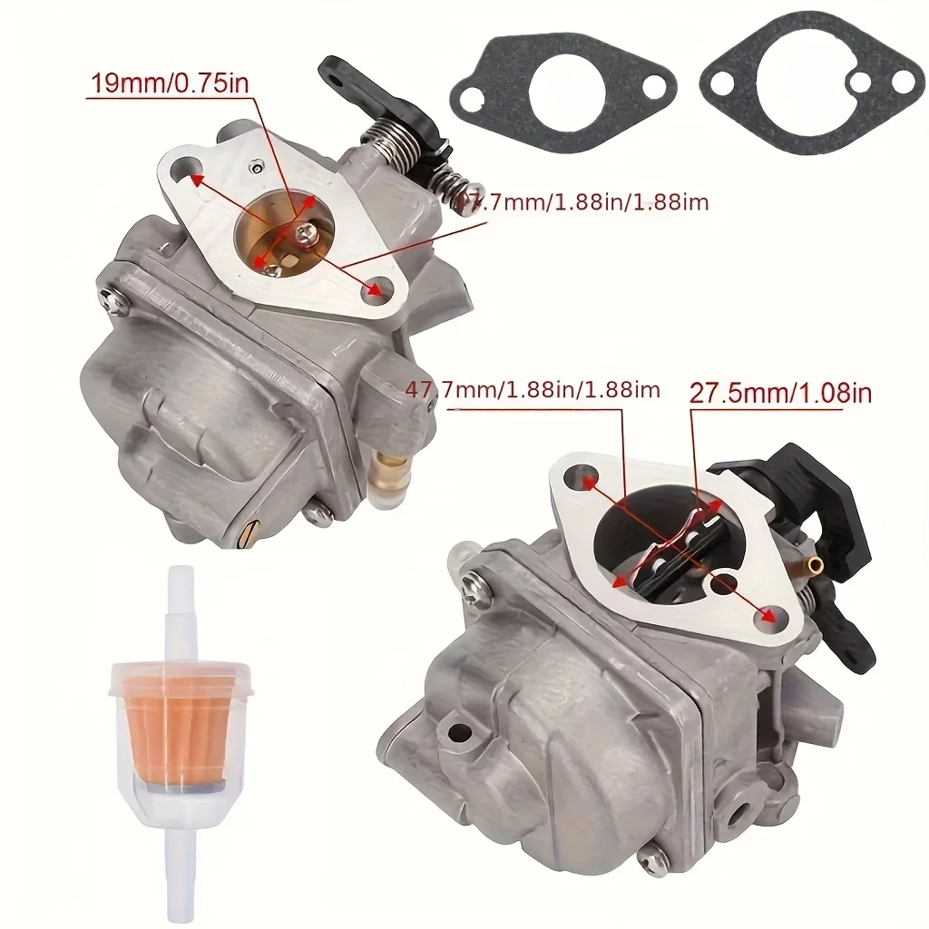 FOR Outboard Carburetor for Mercury 3.5HP 4HP  5HP 4-Stroke Tohatsu  & for Nissan 4-stroke 4hp 5hp outboard motors