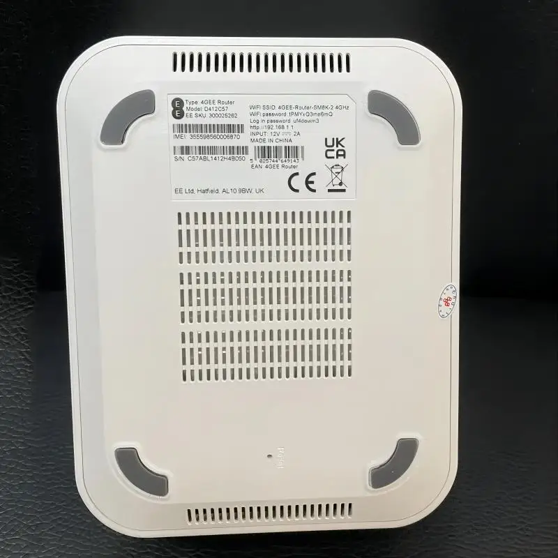 4GEE Home Router D412C57 Dual Band WiFi Signal Repeater 4G LTE Cat 7 300Mbps Network Amplifier With Sim Card Slot