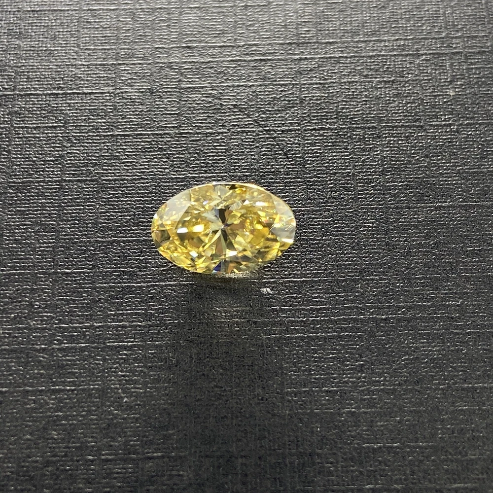 Mosangna Wholesale Gemstone  yellow dan shape D Color VVS1 Lab Grown Diamond for Jewelry Making With GRA