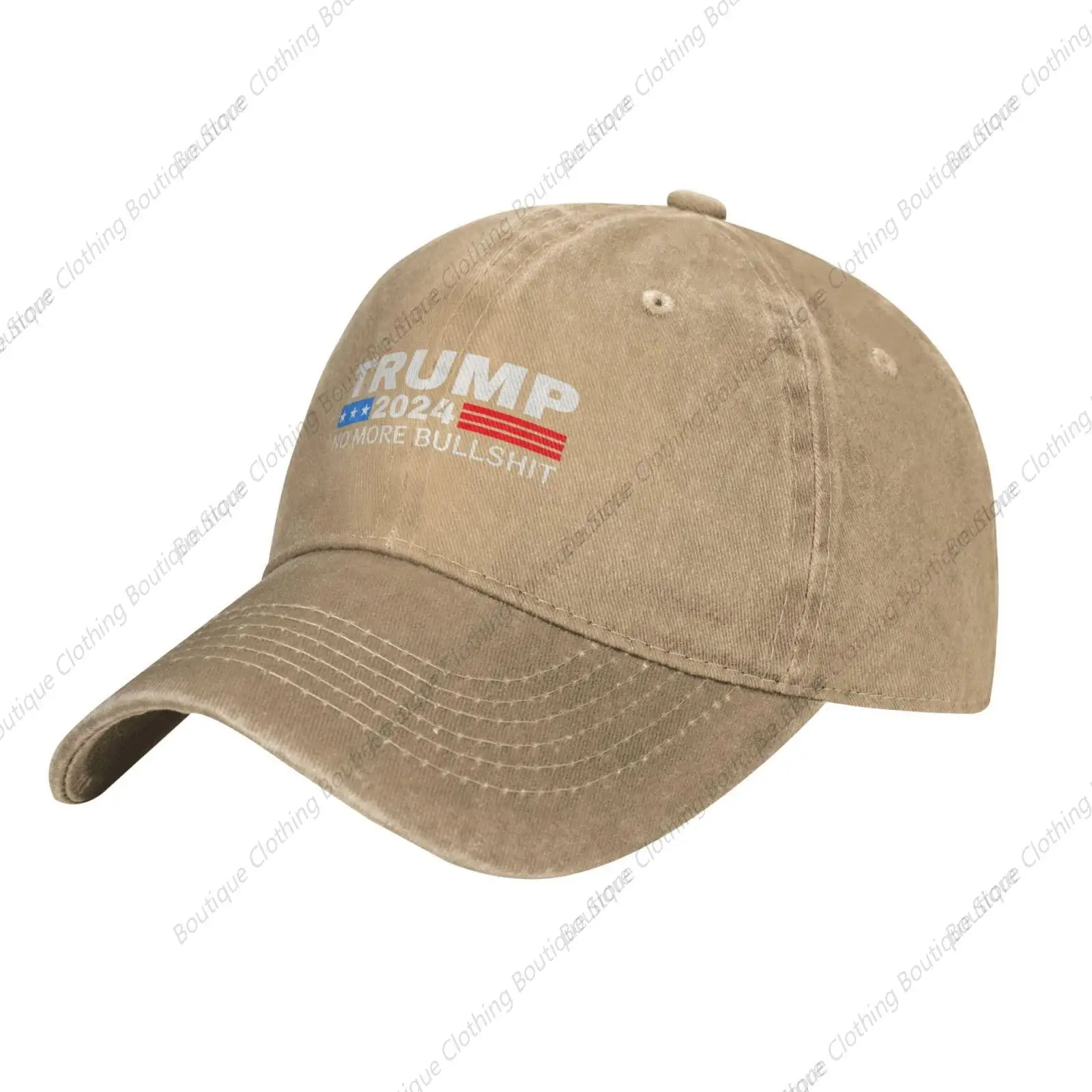 

Trump 2024 No More Bullshit Baseball Cap for Men Women Hats Cotton Trucker Caps Adjustable Dad Hat Natural