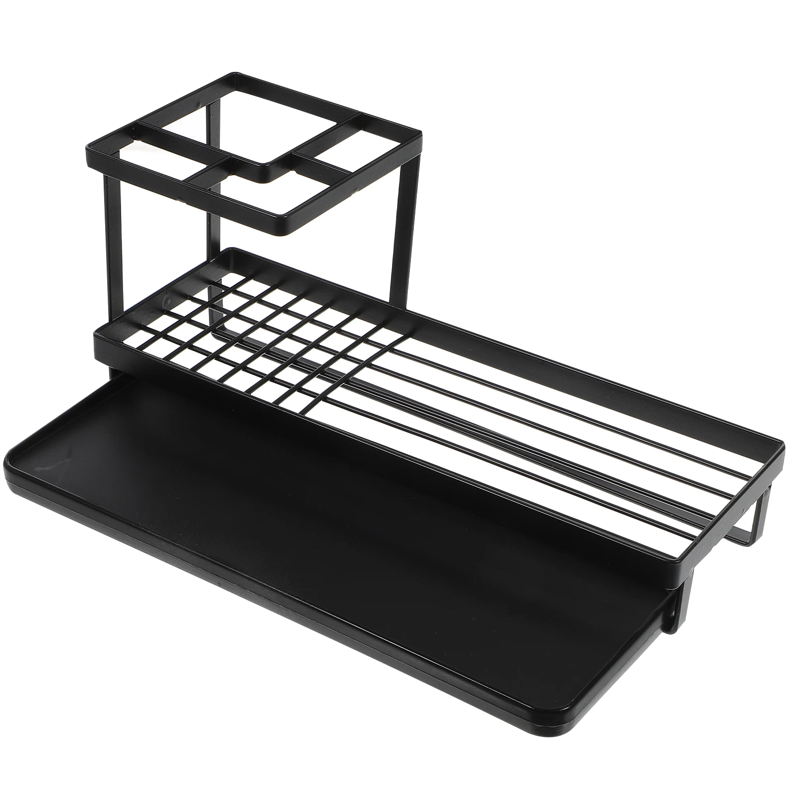 

Toothbrush Cup Holder Rack Bathroom ganizer Carbon Steel Electric Toothbrush St Toothpaste Shelf Mug Rack Mouthwash Storage