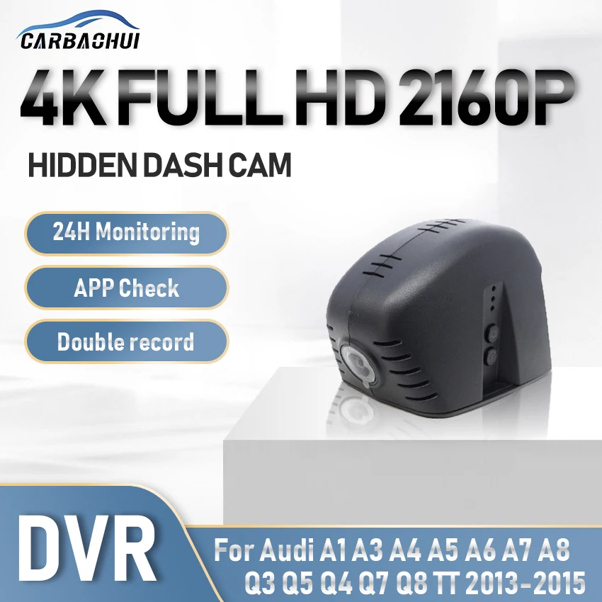 4K Car DVR Dash Cam Camera Video Recorder For Audi a1 a3 a4 a5 a6 a7 a8 q3 q5 q7 rs3 rs4 rs5 rs7 tt b5 b6 b7 b8 b9 8v c5 c6 c7 