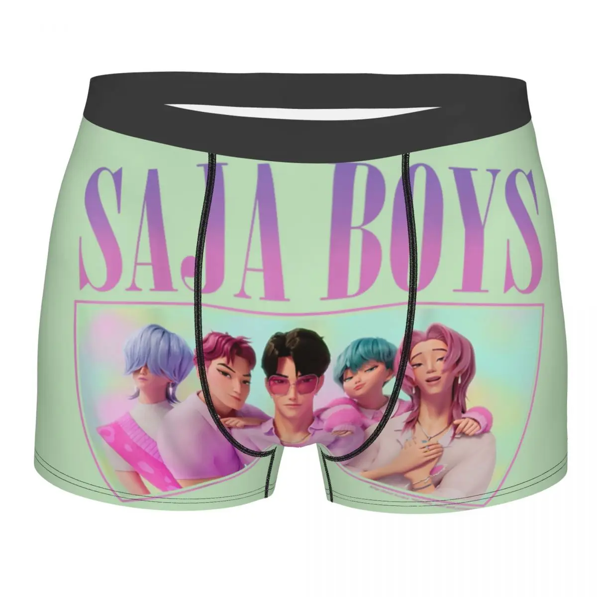 

Saja Boys Group Shot Kpop Demon Hunters Underwear Males Boxer Brief Soft Trend Trunk Hot Sale Customs Plus Size Panties