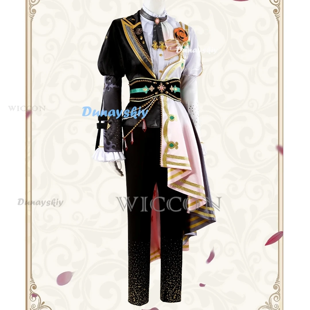 Anime Ensemble Stars Cosplay Valkyrie Itsuki Shu Kagehira Mika Coat Shirt Waist Wrap Pants Bow Tie Brooch Customizable Costumes