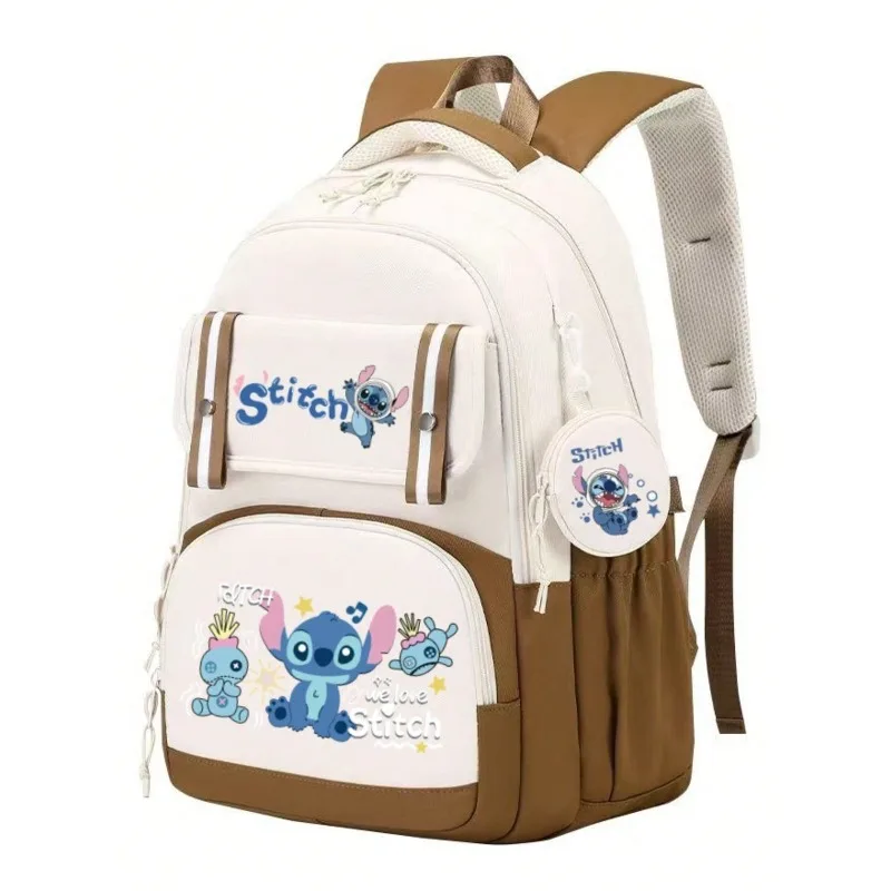 Miniso Stitch student cartoon backpack lightweight family, gift, holiday and holiday Halloween Christmas gift