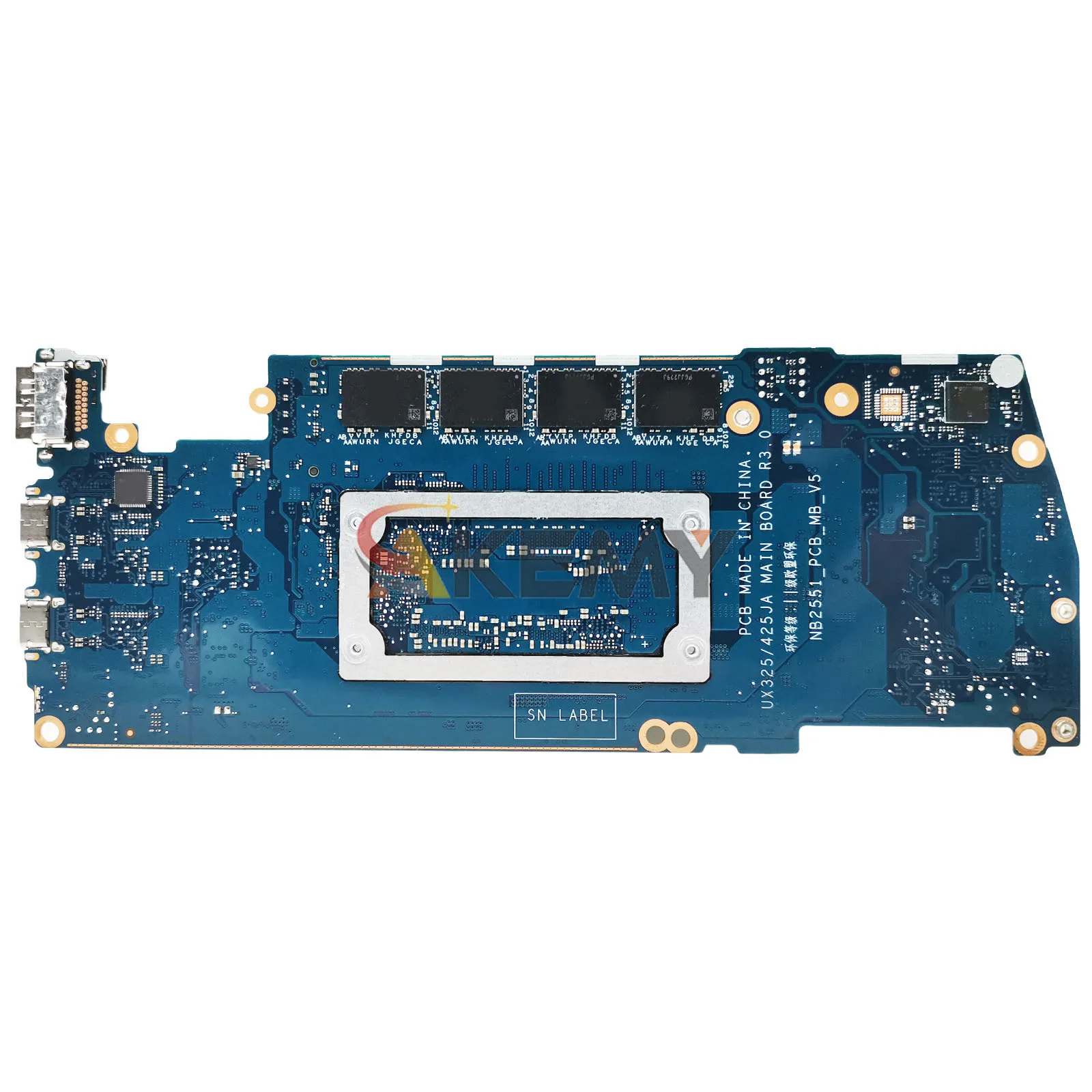 UX325JA Laptop-Motherboard für ASUS ZenBook UX325JA UX325J U4700J U3700J Notebook-Mainboard mit 10. Generation I3 i5 i7 100 % getestet, OK