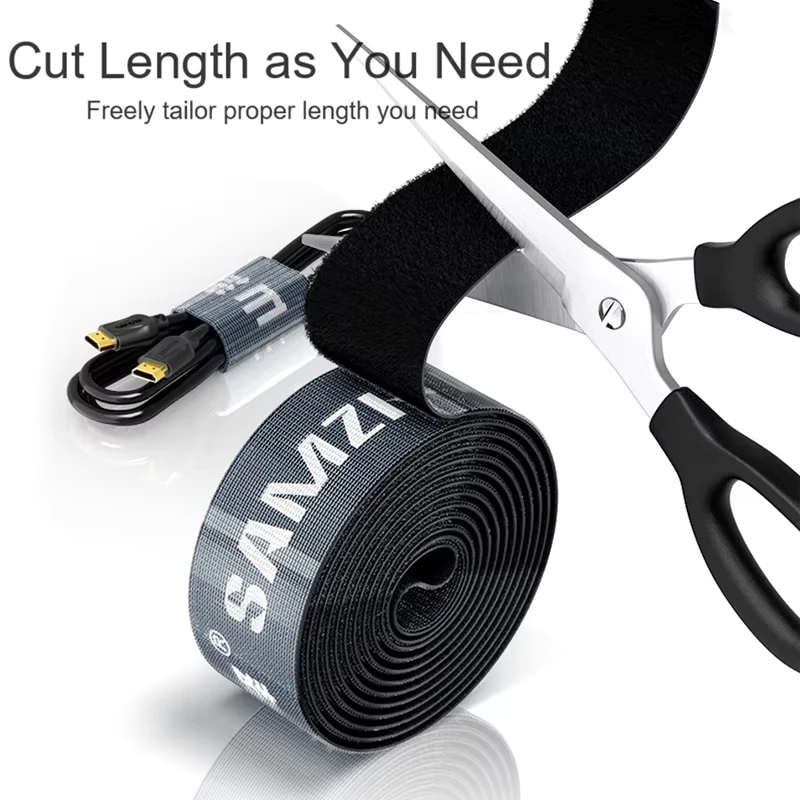 SAMZHE Cable Organizer Cable Management Tearable Organizador Cables Winder Ties Phone Accessories Wire Cord Organizer And Cables