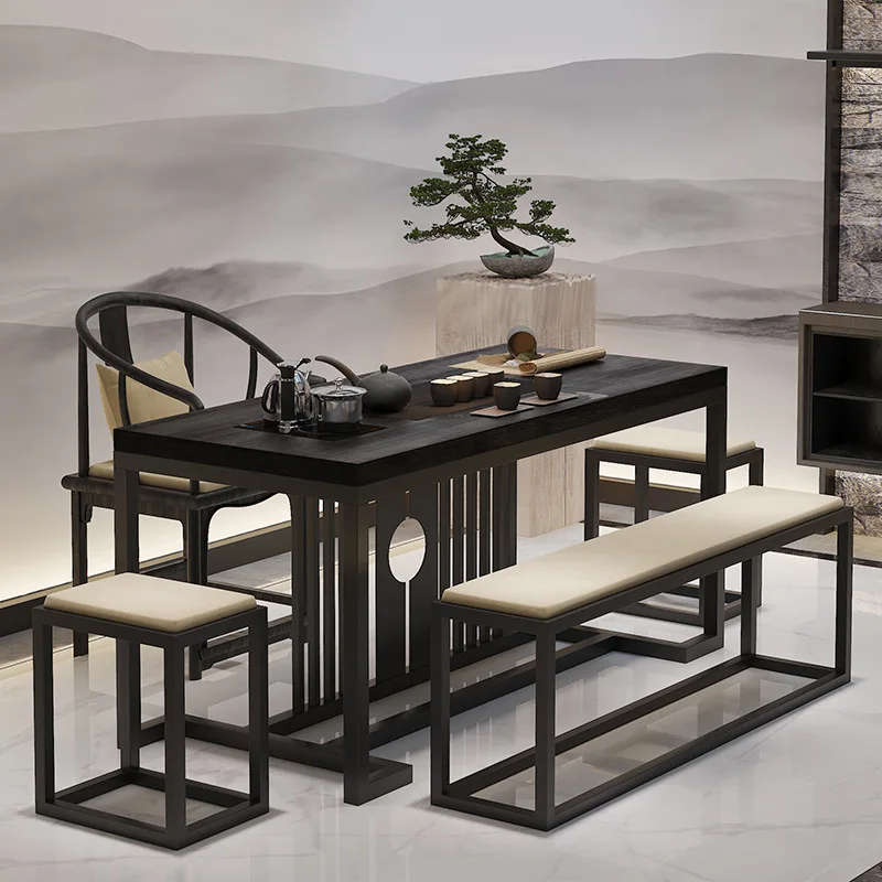 New Chinese tea table and chair combination