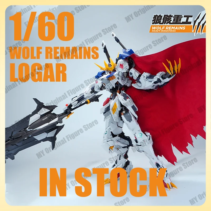 

В наличии: Сборная модель WOLF REMAINS LOGAR, серия Heavy Industries, Roar of the Wilderness Wolf King, масштаб 1/60, коллекционная фигурка
