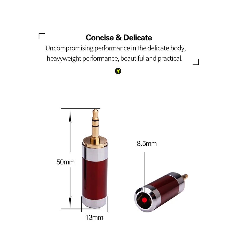 3.5 mm Jack Audio Adapter Stereo 3 Poles Earphone Plug Connectors Hifi Upgrade Headphones Wire 3.5mm Jack DIY Gold Plated