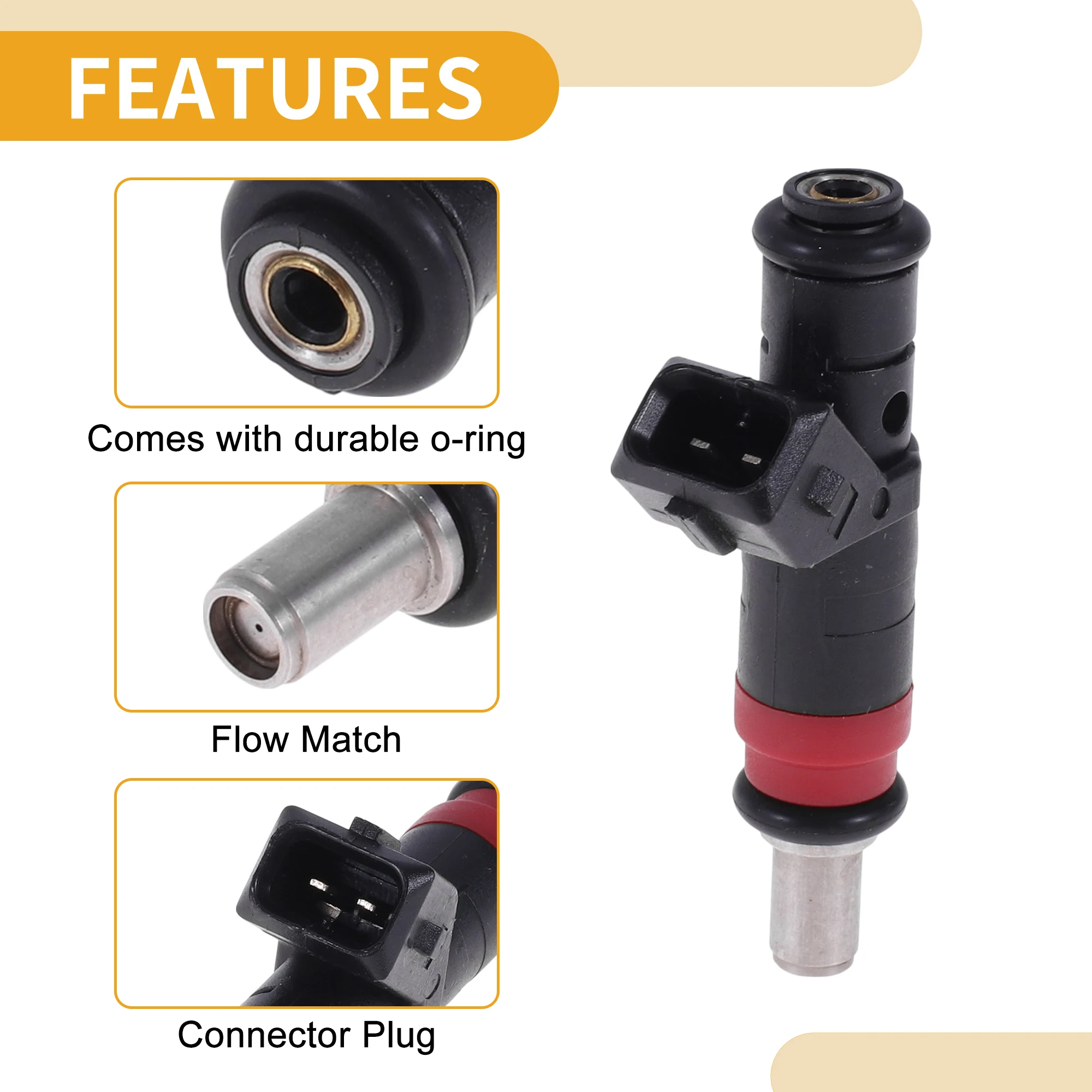 UXCELL 1 個 No.21150162D 燃料インジェクター メルセデス・ベンツ アクソール 2012 エンジン燃料ノズル用