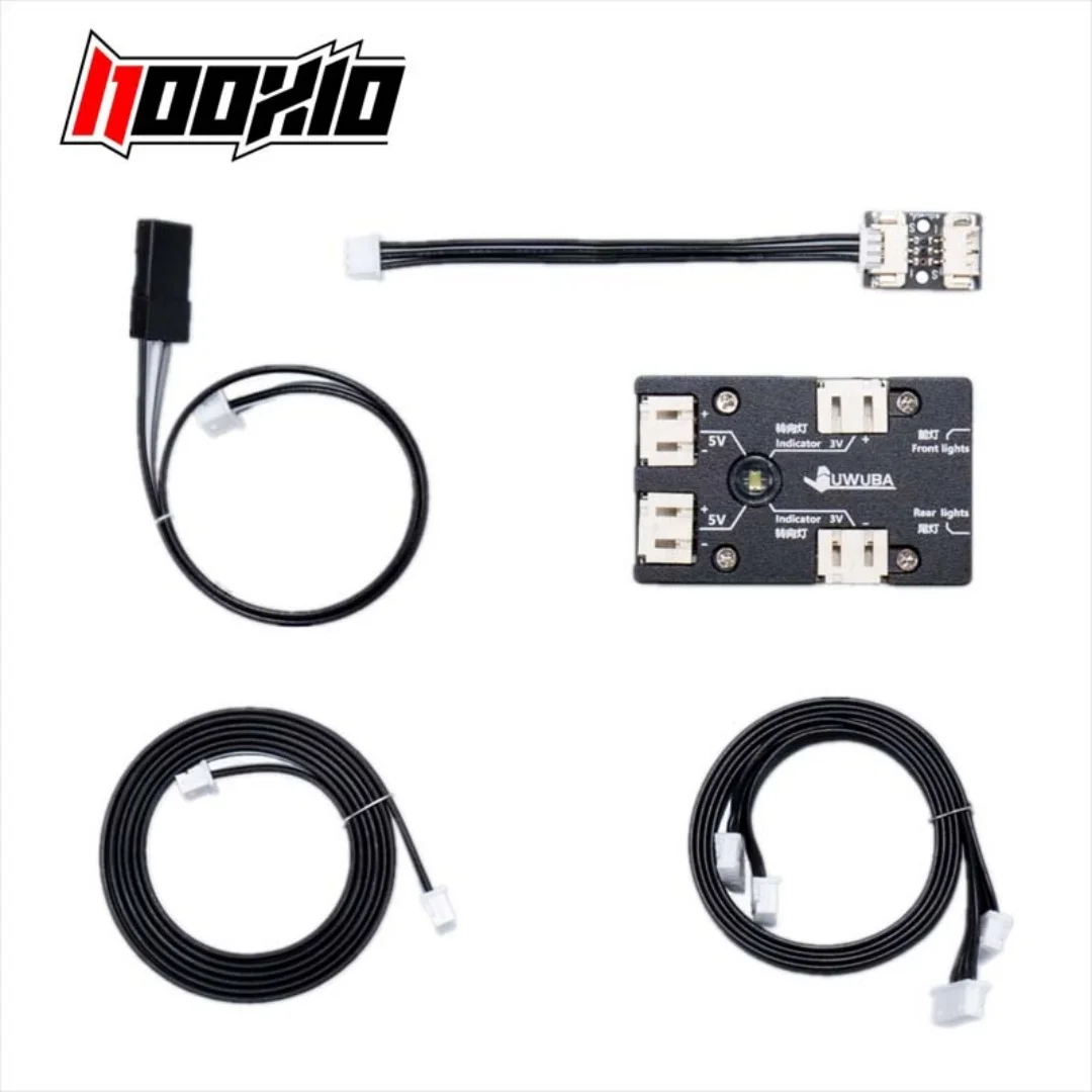 JUWUBA JV2.1 Lighting Set Receiver Four-Toned Sound Group Nooxionn Lighting set For 1/14 Tamiyaa RC Truck DIY Toy Model Parts