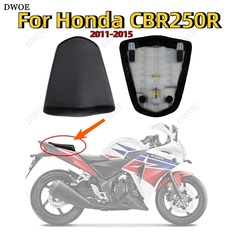 

Motorcycle Rear Passenger Seat Pillion Cushion Fit For Honda CBR250R CBR 250R cbr250 r 2011 2012 2013 2014 2015 accessories