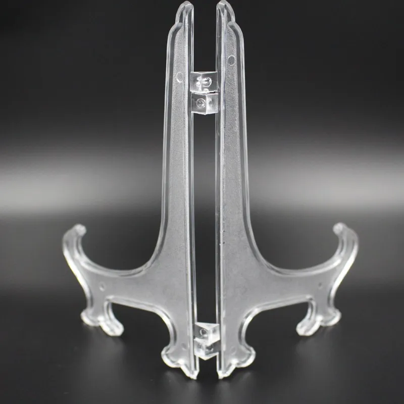 25cm Transparent Clear Acrylic Plate Stand Frame Easel Holder For Display Picture